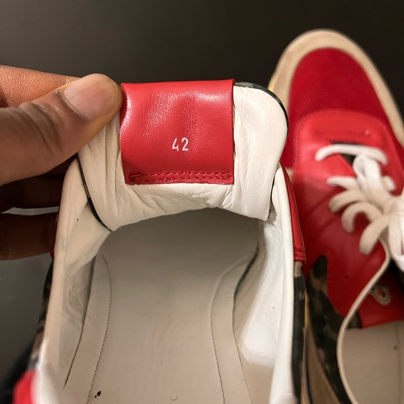 Men Moncler San Diego Logo Sneakers 42 - Picture 5 of 8